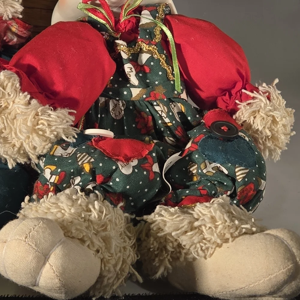 Hip & Hop Bunny Shelf Sitters Vtg 1995 Christmas Around the World House of Lloyd